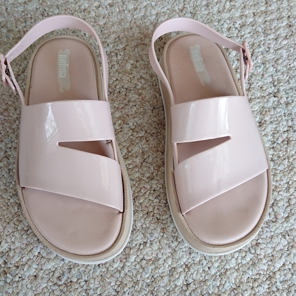 Melissa Soft Ad light pink Sandals size 8 - Picture 4 of 14